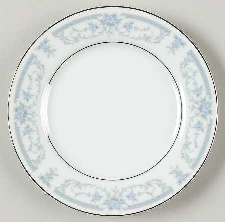 Blue Whisper Bread & Butter Plate