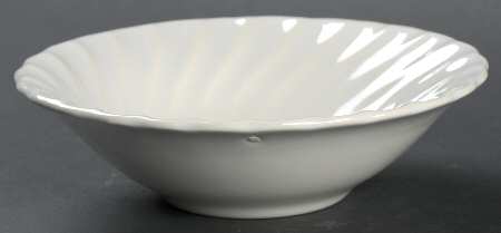 Bone White (Earthenware, USA, All Ivory) Fruit/Dessert (Sauce) Bowl