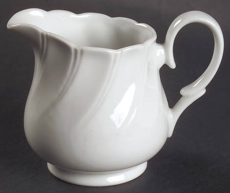 Bone White (Porcelain, Japan, All White) Creamer