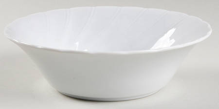 Bone White (Porcelain, Japan, All White) Coupe Cereal Bowl