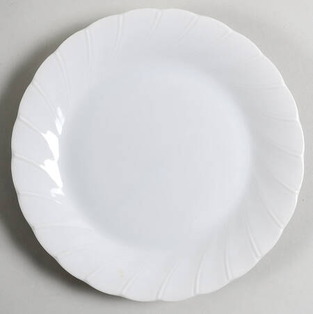 Bone White (Porcelain, Japan, All White) Salad Plate