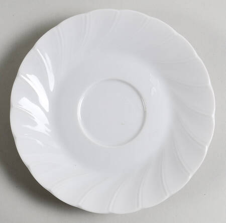 Bone White (Porcelain, Japan, All White) Saucer