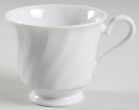 Bone White (Porcelain, Japan, All White) Footed Cup