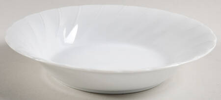 Bone White (Porcelain, Japan, All White) Coupe Soup Bowl by Sheffield