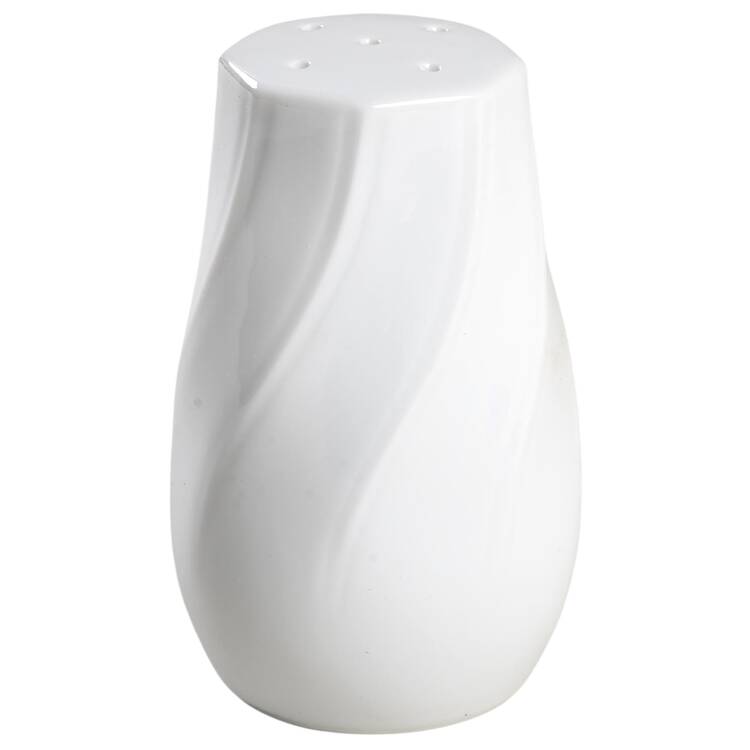 Bone White (Porcelain, Japan, All White) Pepper Shaker
