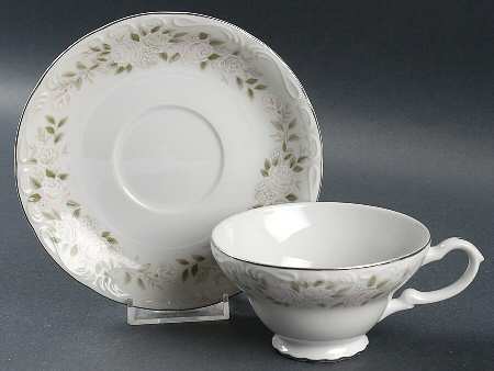 Footed Cup & Saucer Set