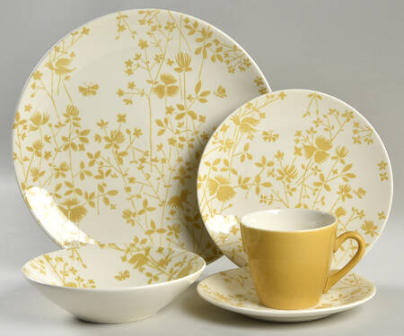 Golden Meadow 5 Piece Place Setting