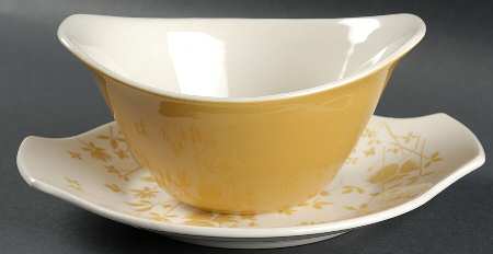 Golden Meadow Gravy Boat & Underplate
