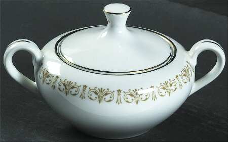 Imperial Gold Sugar Bowl & Lid