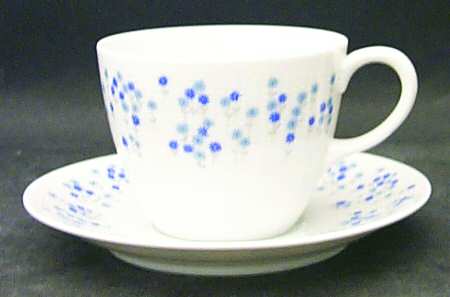 Rhapsody Flat Cup & Saucer Set