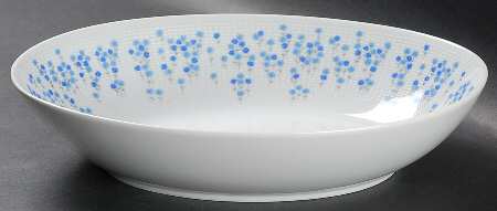 Rhapsody 10" Oval Vegetable Bowl