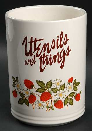 Strawberries N' Cream Utensil Holder