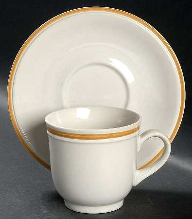 Strawberries N' Cream Flat Cup & Saucer Set by Sheffield