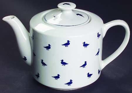 Blue Duck Teapot & Lid