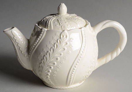 Cambridge (Creamware) Teapot & Lid