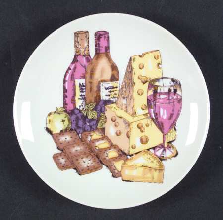 Cheese & Crackers Bread & Butter Plate