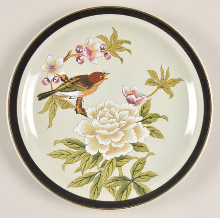 Chinese Garden (Earthenware) Salad Plate