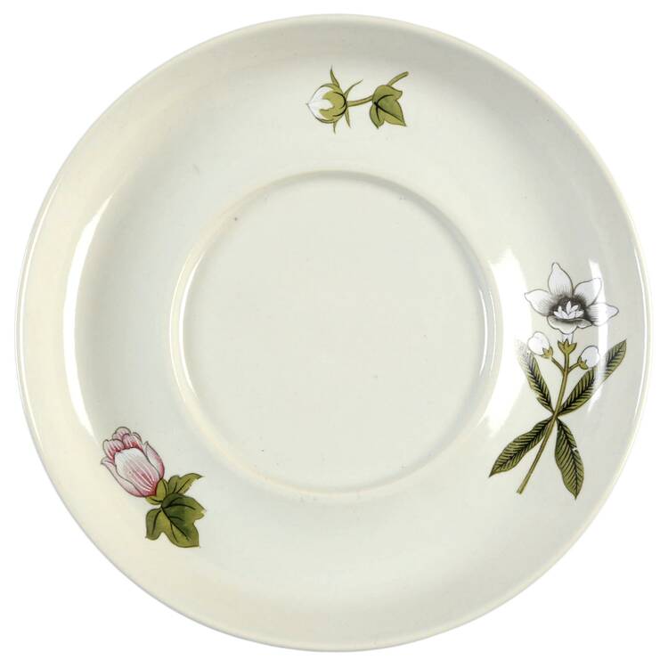 Chinese Garden (Earthenware) Saucer for Flat Cup