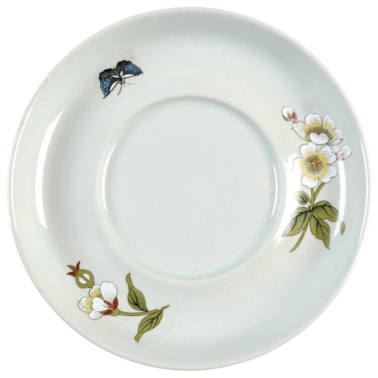 Chinese Garden (Earthenware) Saucer for Flat Cup