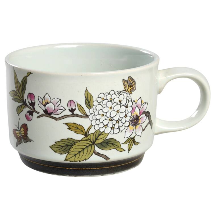 Chinese Garden (Earthenware) Flat Cup