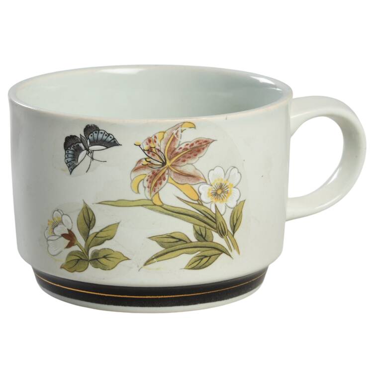 Chinese Garden (Earthenware) Flat Cup