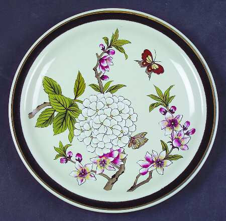Chinese Garden (Earthenware) Salad Plate