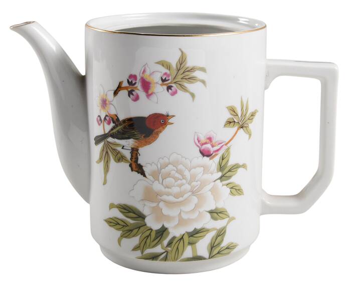 Chinese Garden (Fine China) Coffee Pot No Lid
