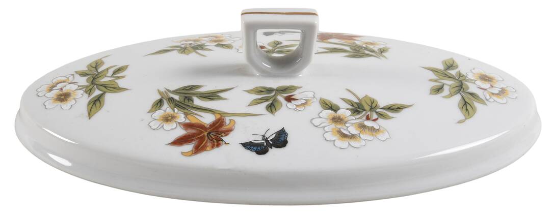 Chinese Garden (Fine China) Lid for 2 Quart Oval Covered Casserole