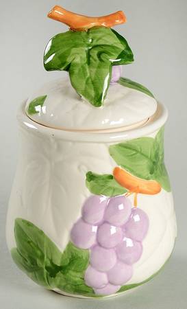 Fruit Du Jour Sugar Bowl & Lid