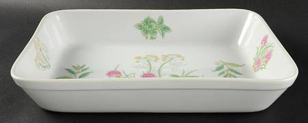 Herbs & Spices 12" Rectangular Baker