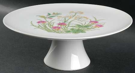 Herbs & Spices 11" Diameter Pedestal Cake Stand