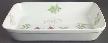 Herbs & Spices 13"  Rectangular Baker