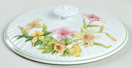 Jade Lily Lid for 2.5 Qt Round Casserole