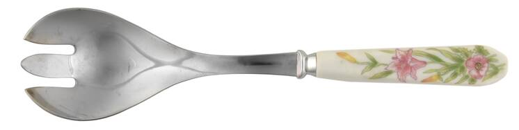 Jade Lily Salad Serving Fork with Stainless Prongs