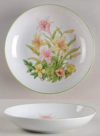 Jade Lily Coupe Soup Bowl
