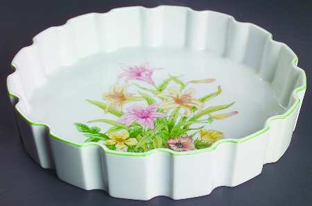 Jade Lily 9" Quiche by Shafford