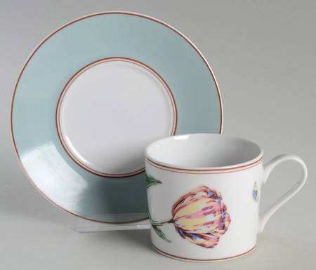 No. 1 Bloomfield Street Flat Cup & Saucer Set
