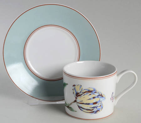 No. 1 Bloomfield Street Flat Cup & Saucer Set