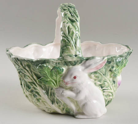 Rabbit Patch Medium Basket with Handle