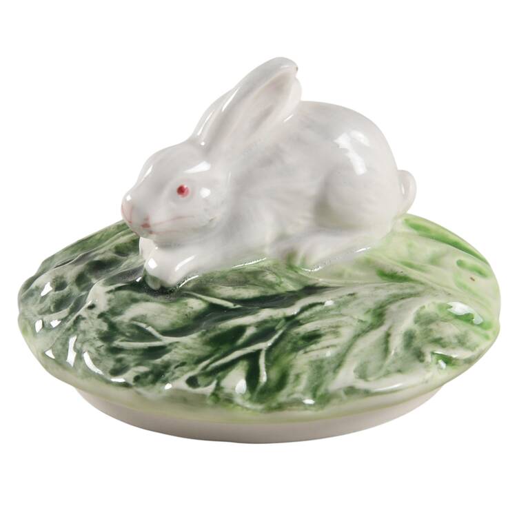 Rabbit Patch Lid for Sugar Bowl by Shafford