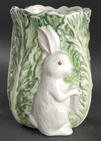 Rabbit Patch 6" Vase