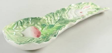 Rabbit Patch Spoon Rest/Holder (Holds 1 Spoon)