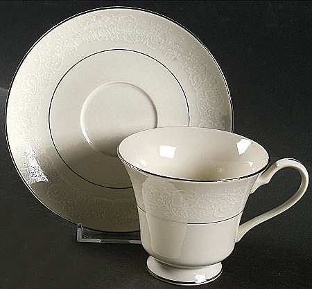 Dover Footed Cup & Saucer Set