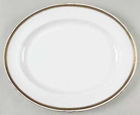 12747 15" Oval Serving Platter by Shelley