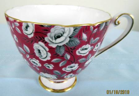 Tapestry Rose Footed Cup