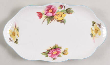 Begonia (Dainty Shape) Tray for Mini Creamer & Open Sugar