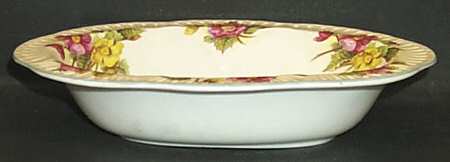 Begonia (Dainty Shape) 9" Oval Vegetable Bowl