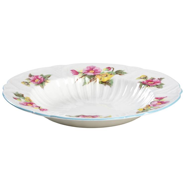 Begonia (Oleander Shape) Rim Soup Bowl