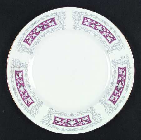 Blenheim Maroon Bread & Butter Plate