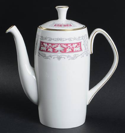 Blenheim Maroon Coffee Pot & Lid